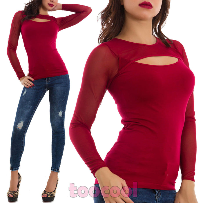 immagine-22-toocool-maglia-donna-maglietta-velata-qdz9246b