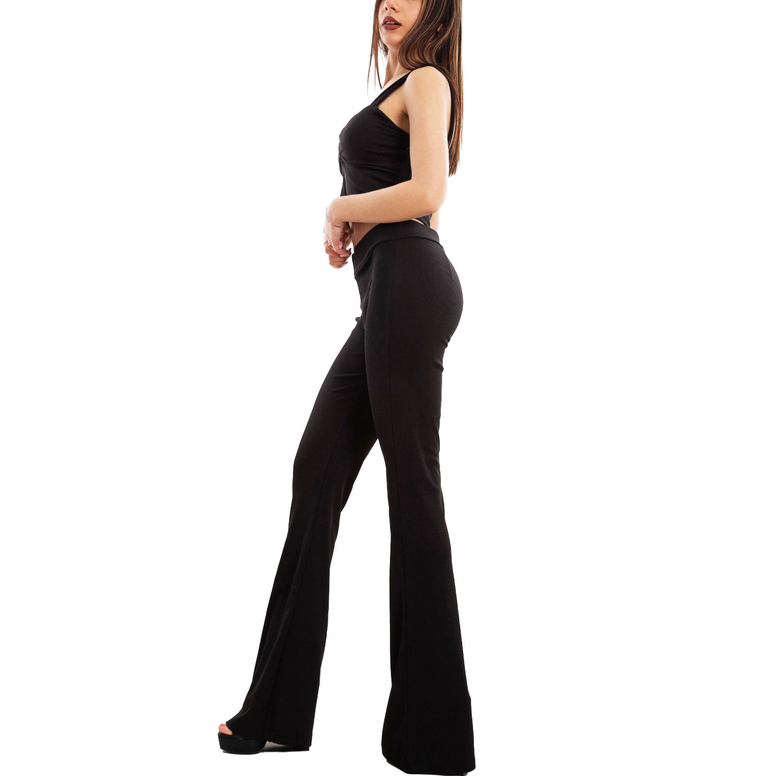 immagine-3-toocool-completo-donna-costine-crop-top-pantaloni-zampa-vi-8863