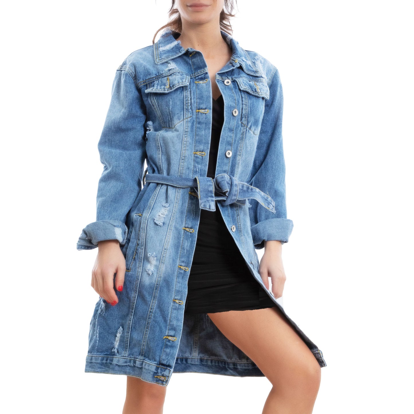 immagine-3-toocool-giacca-jeans-lunga-cintura-giacchetto-giubbotto-vi-2503
