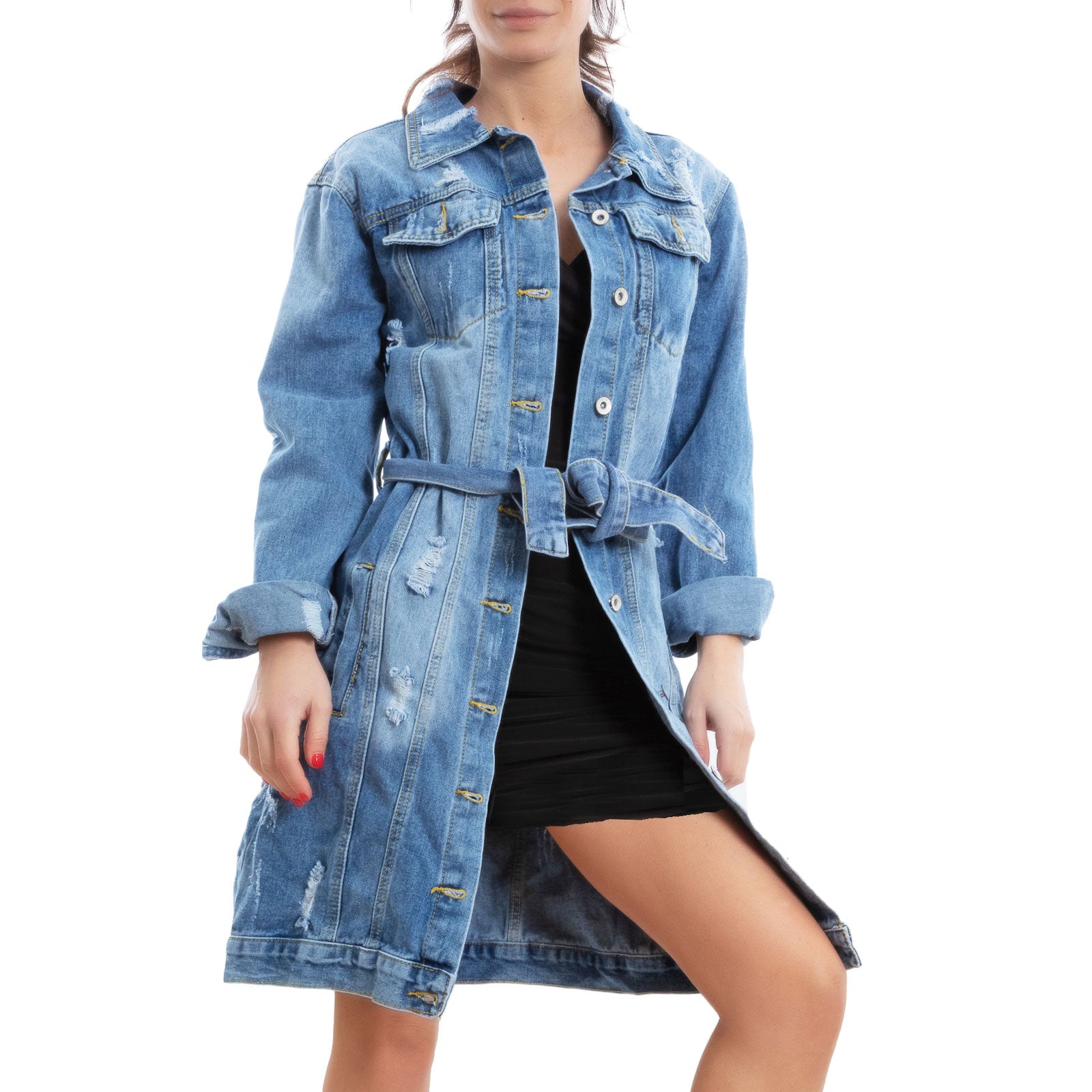 immagine-3-toocool-giacca-jeans-lunga-cintura-giacchetto-giubbotto-vi-2503