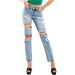 immagine-3-toocool-jeans-donna-pantaloni-chiari-strappi-ripped-vi-6106