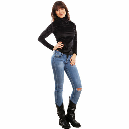 immagine-3-toocool-lupetto-donna-dolcevita-ciniglia-jl-2551