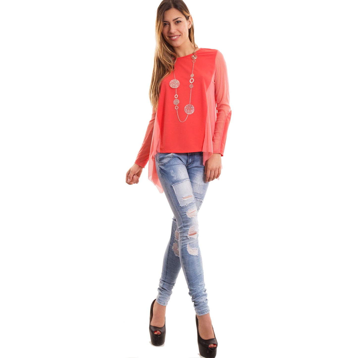 immagine-3-toocool-maglia-donna-velata-punte-cc-1317