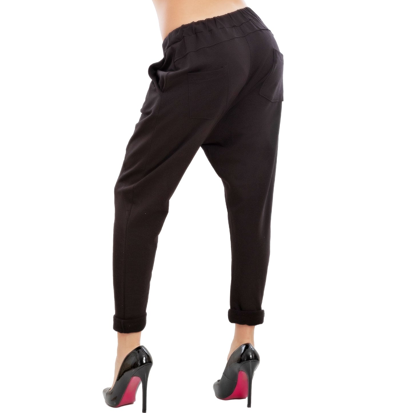 immagine-3-toocool-pantaloni-donna-garzati-tuta-cavallo-basso-turca-harem-ms-50216