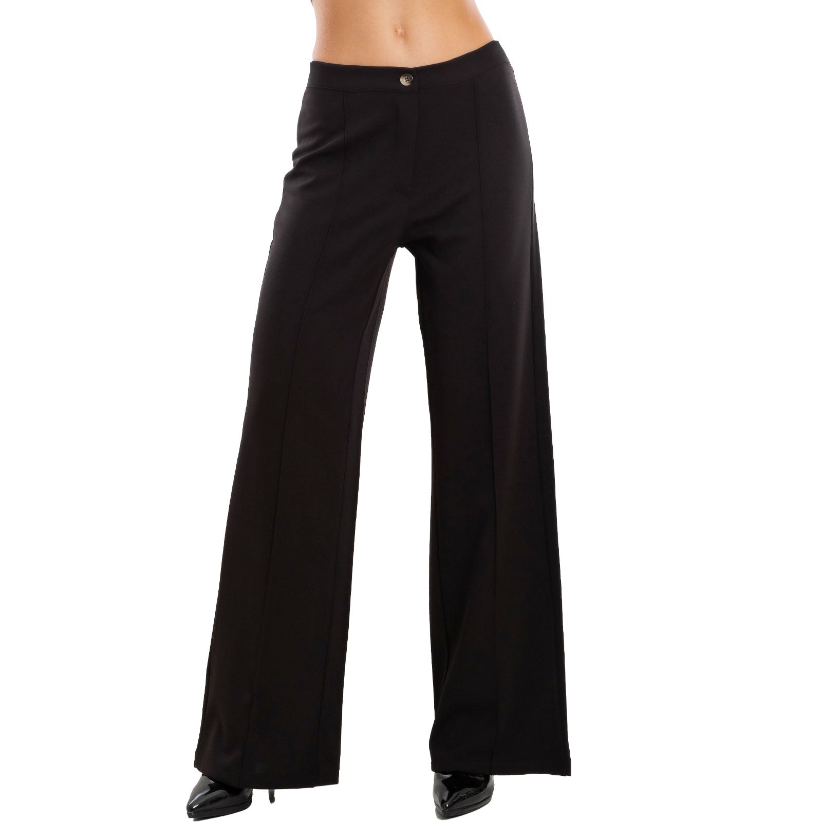 immagine-3-toocool-pantaloni-donna-palazzo-bottone-vi-5003