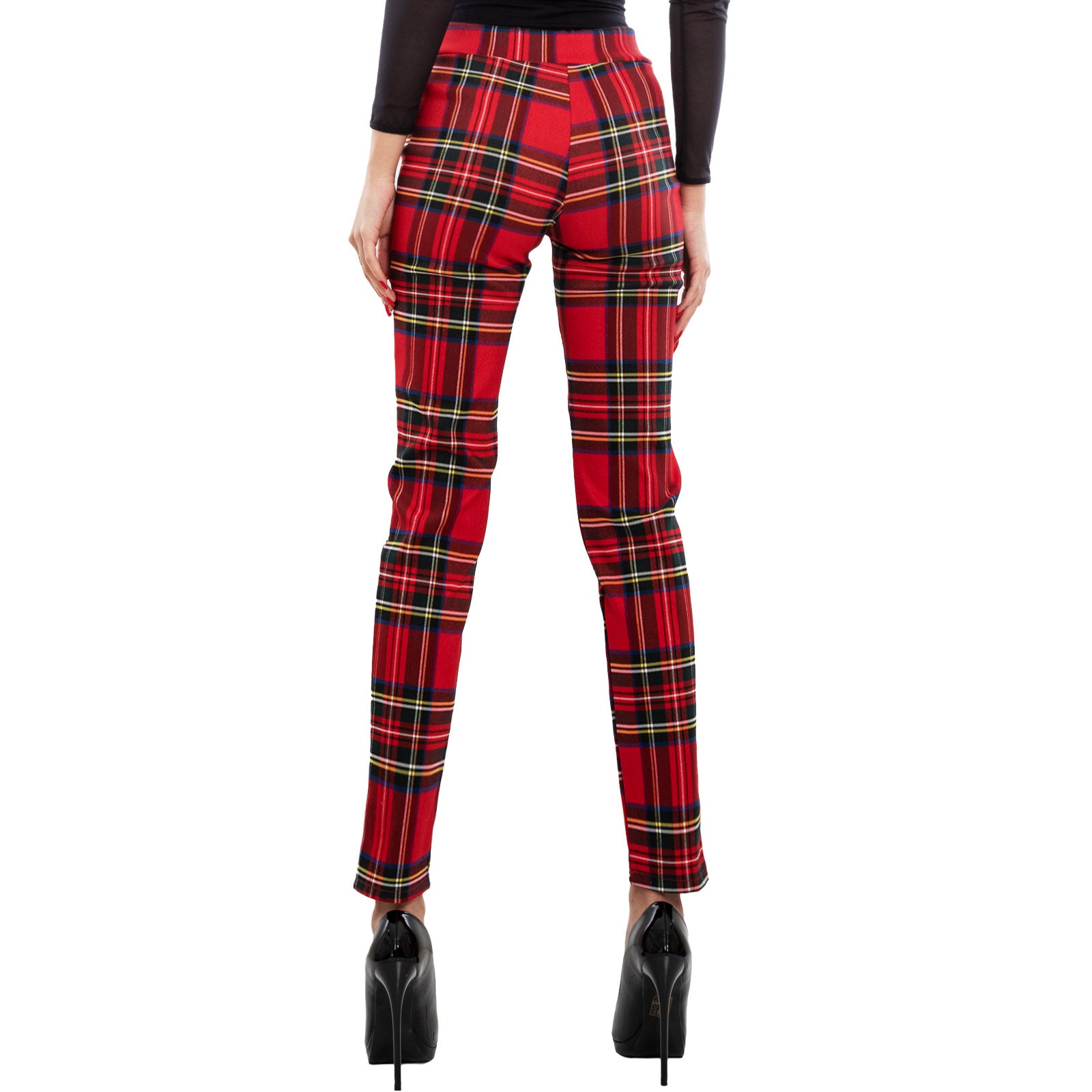 immagine-3-toocool-pantaloni-scozzesi-donna-fi-11017