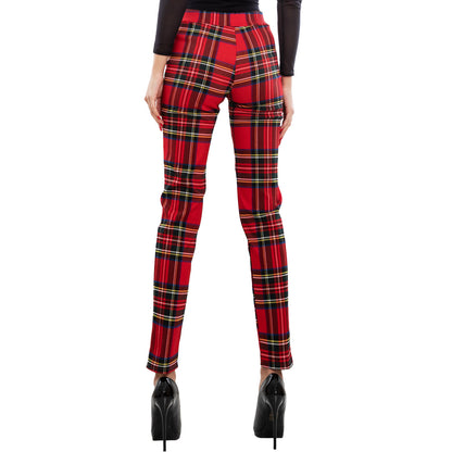 immagine-3-toocool-pantaloni-scozzesi-donna-fi-11017