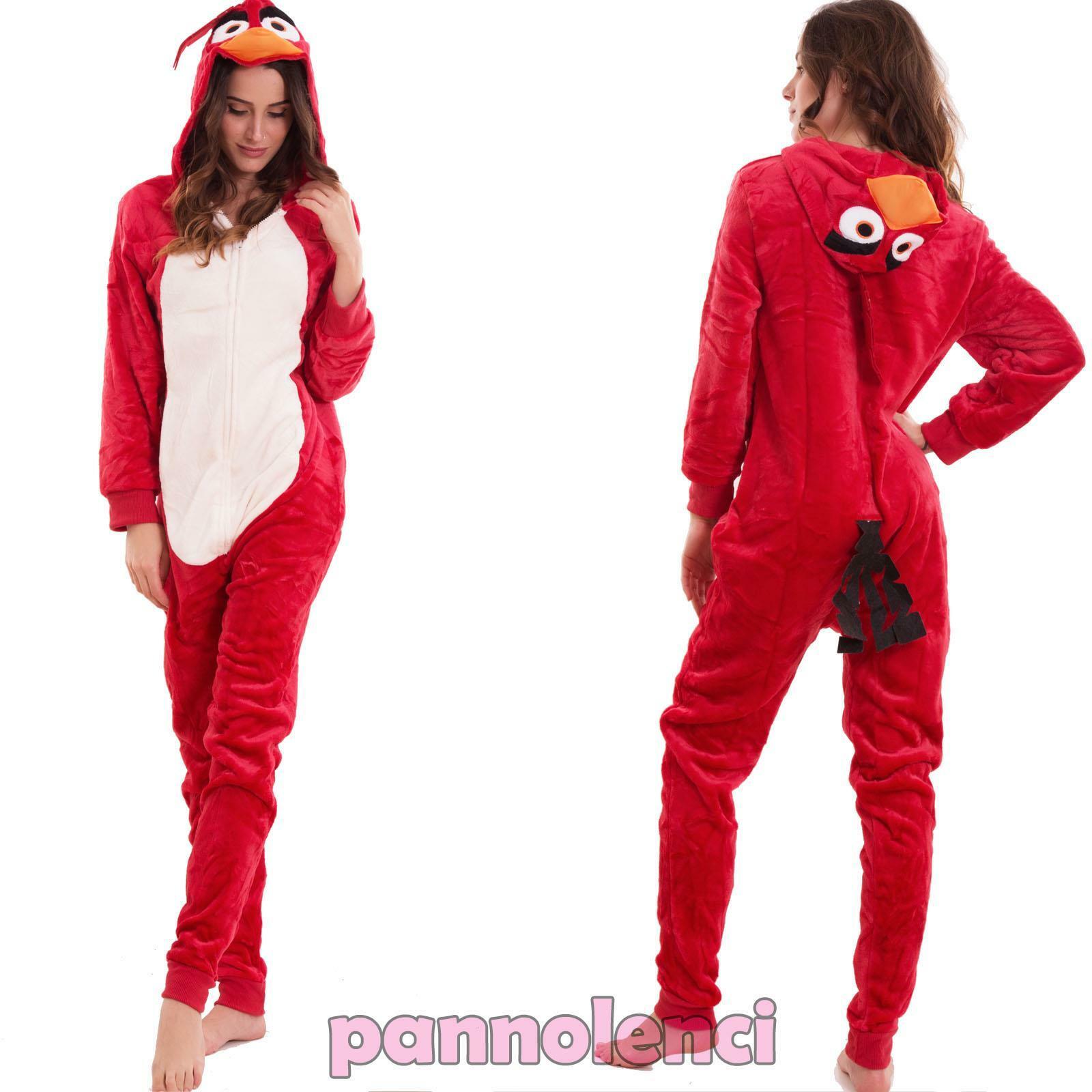 Toocool Pigiama Kigurumi In Ecopelliccia Donna - Morbido Costume Da Volpe O Gatto Con Cappuccio E Zip, Taglie S-XXL
