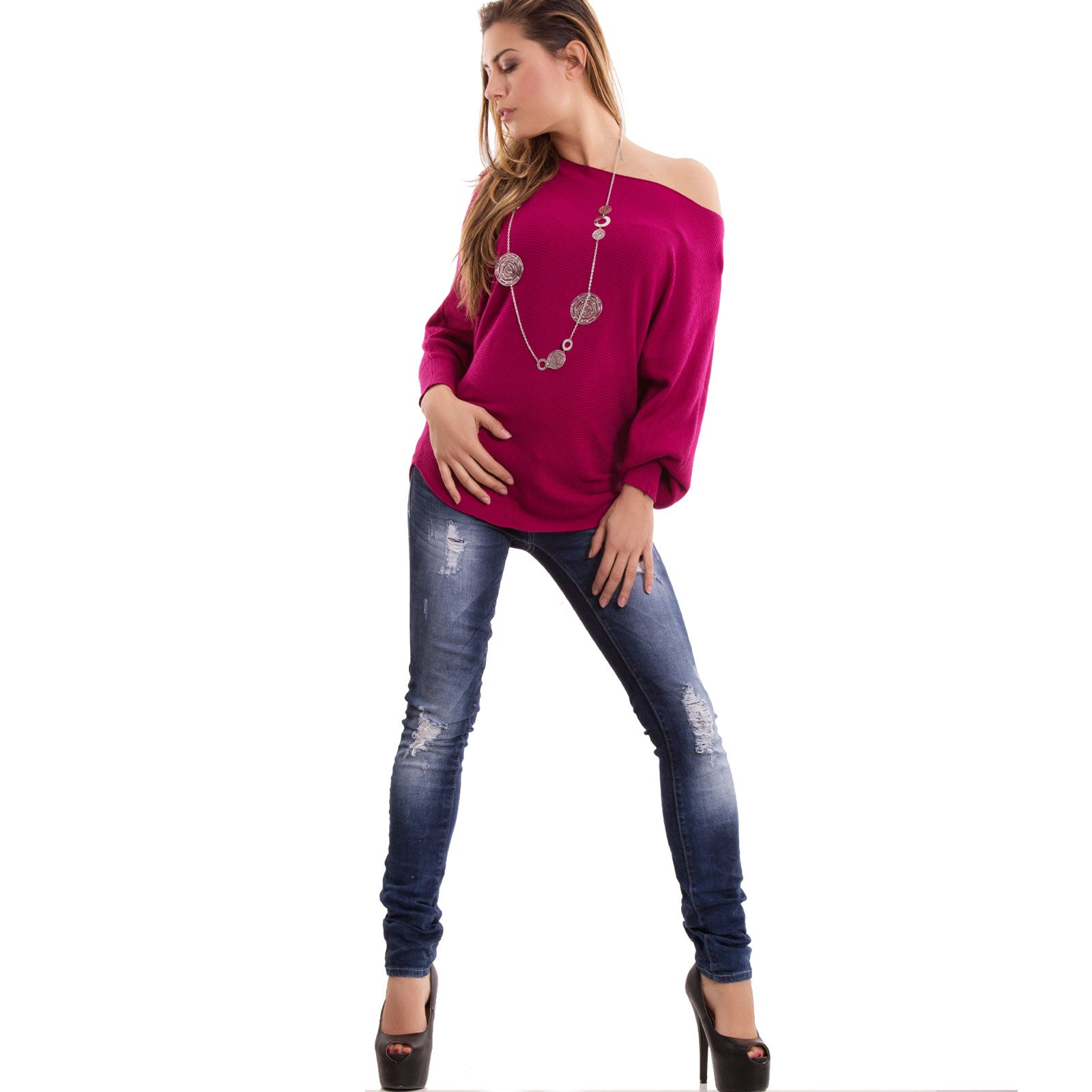 immagine-3-toocool-pullover-donna-maniche-pipistrello-cc-1157