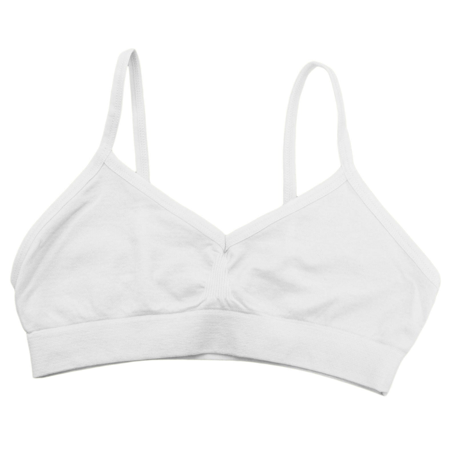 Reggiseno Sportivo Per Bambina - Top In Microfibra Elasticizzato, Colorato E Comodo - Foto 2