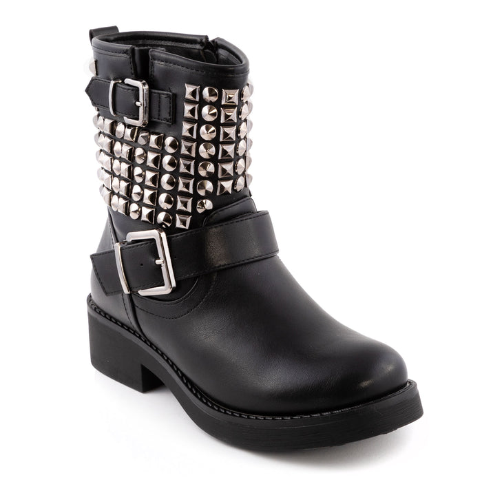 Stivali biker borchie online