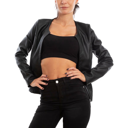 immagine-4-toocool-giacca-donna-corta-ecopelle-bolero-ms-5919