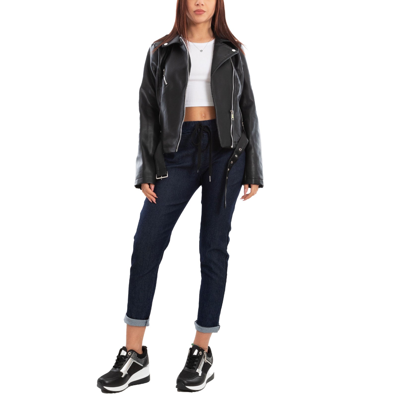 immagine-4-toocool-giacca-donna-finta-pelle-chiodo-giubbotto-vi-16005