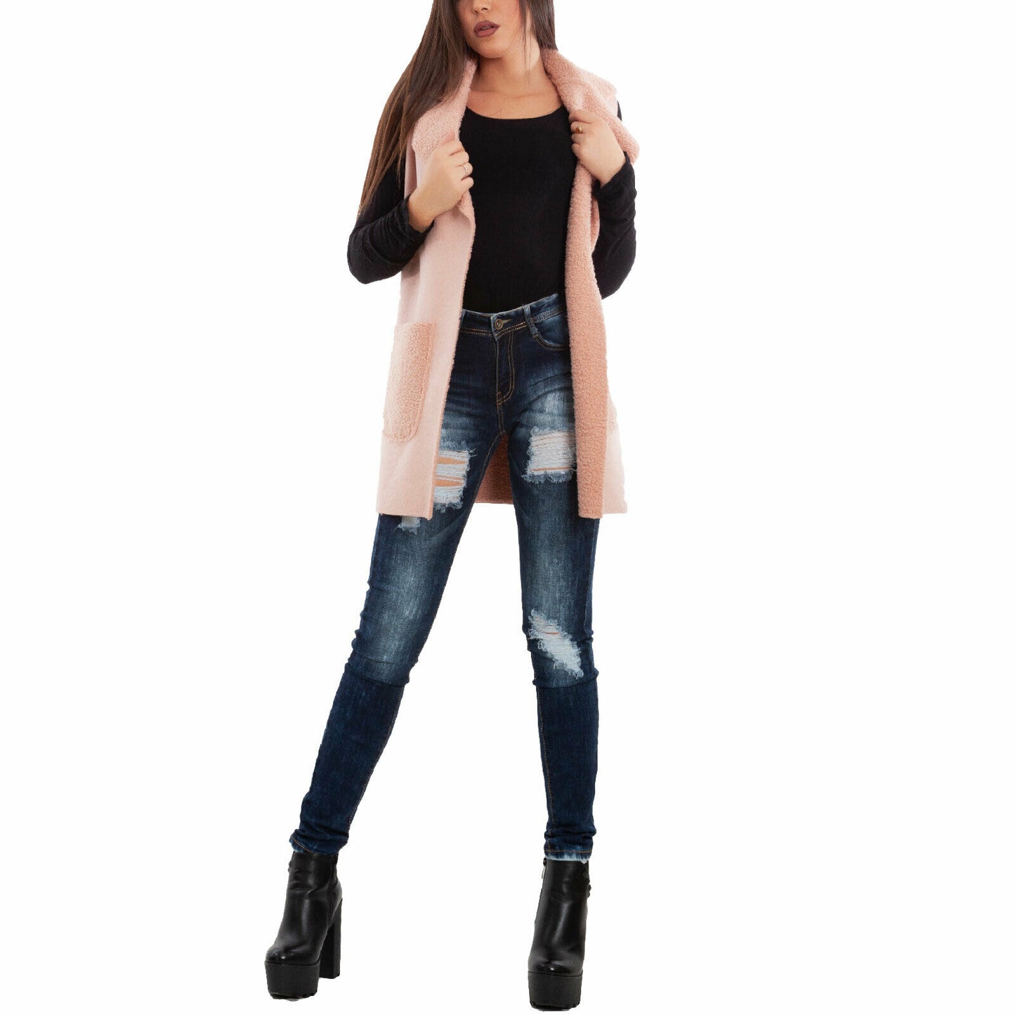 immagine-4-toocool-gilet-donna-eco-pelliccia-vb-9395