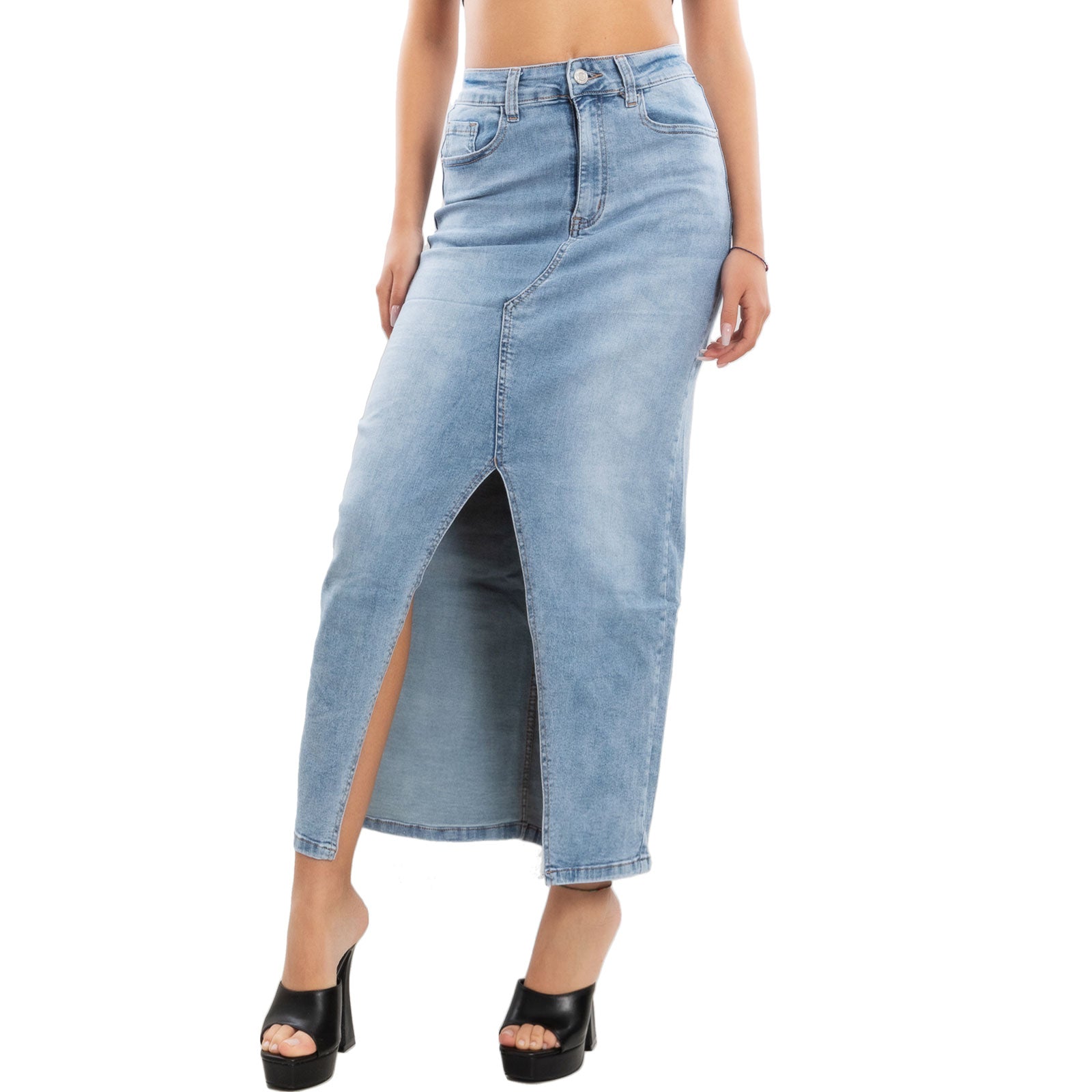 immagine-4-toocool-gonna-lunga-longuette-jeans-spacco-frontale-wh-101