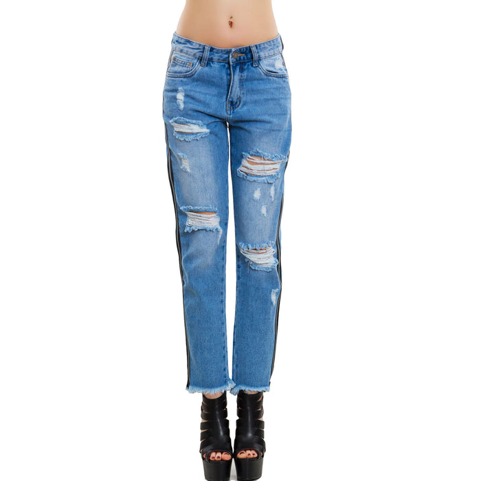immagine-4-toocool-jeans-donna-pantaloni-strappi-bh6930