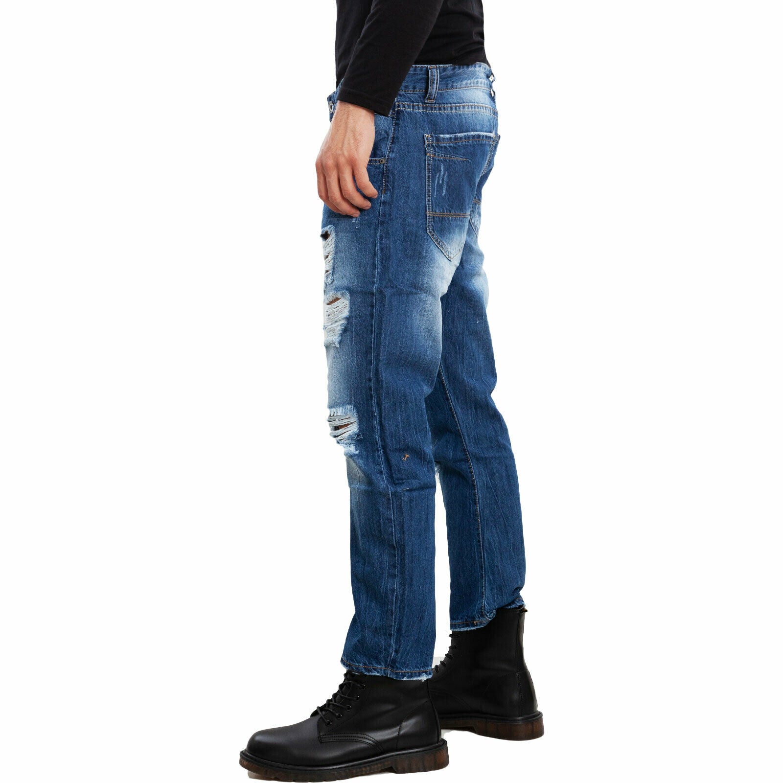Jeans ripped uomo online