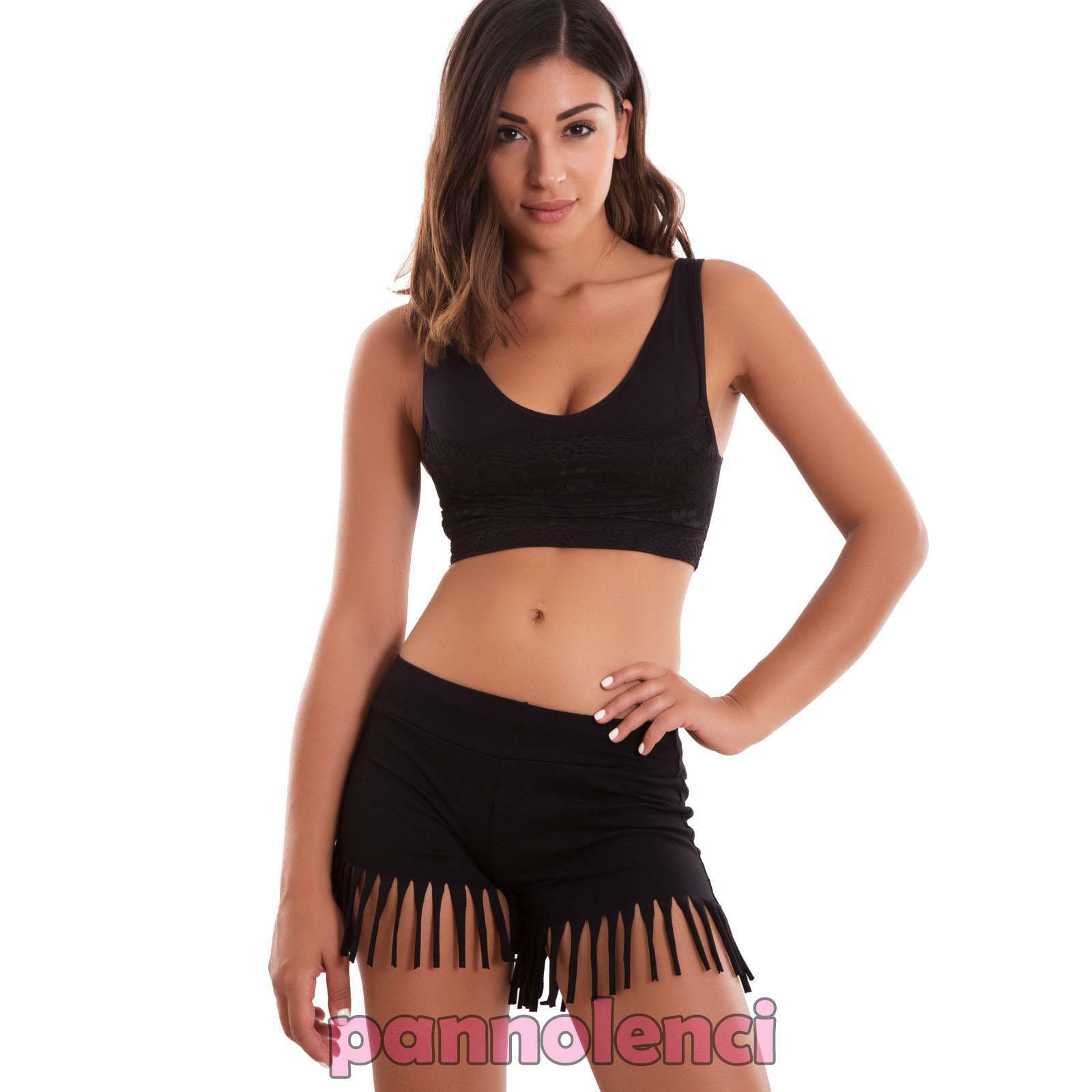 immagine-4-toocool-pantaloncini-donna-shorts-frange-as-7262