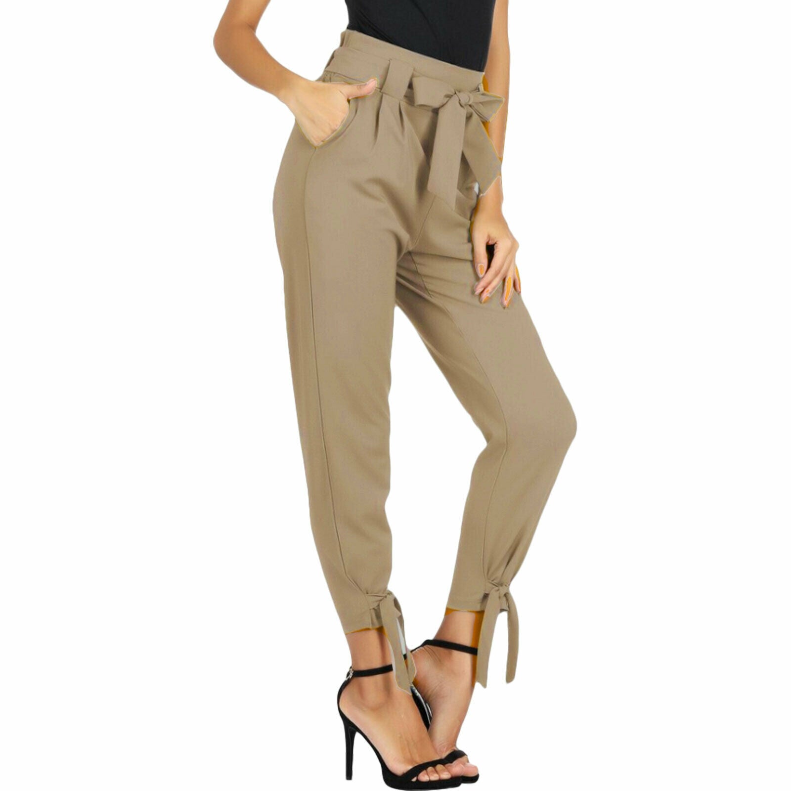 immagine-4-toocool-pantaloni-donna-fiocco-vita-jm-698