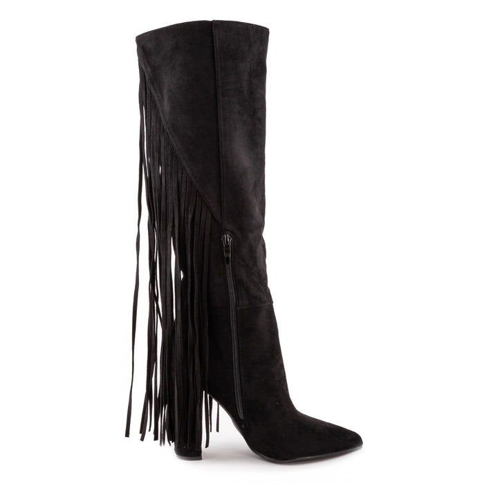 Stivali Donna Scamosciati Frange Camoscio 2g1a Toocool