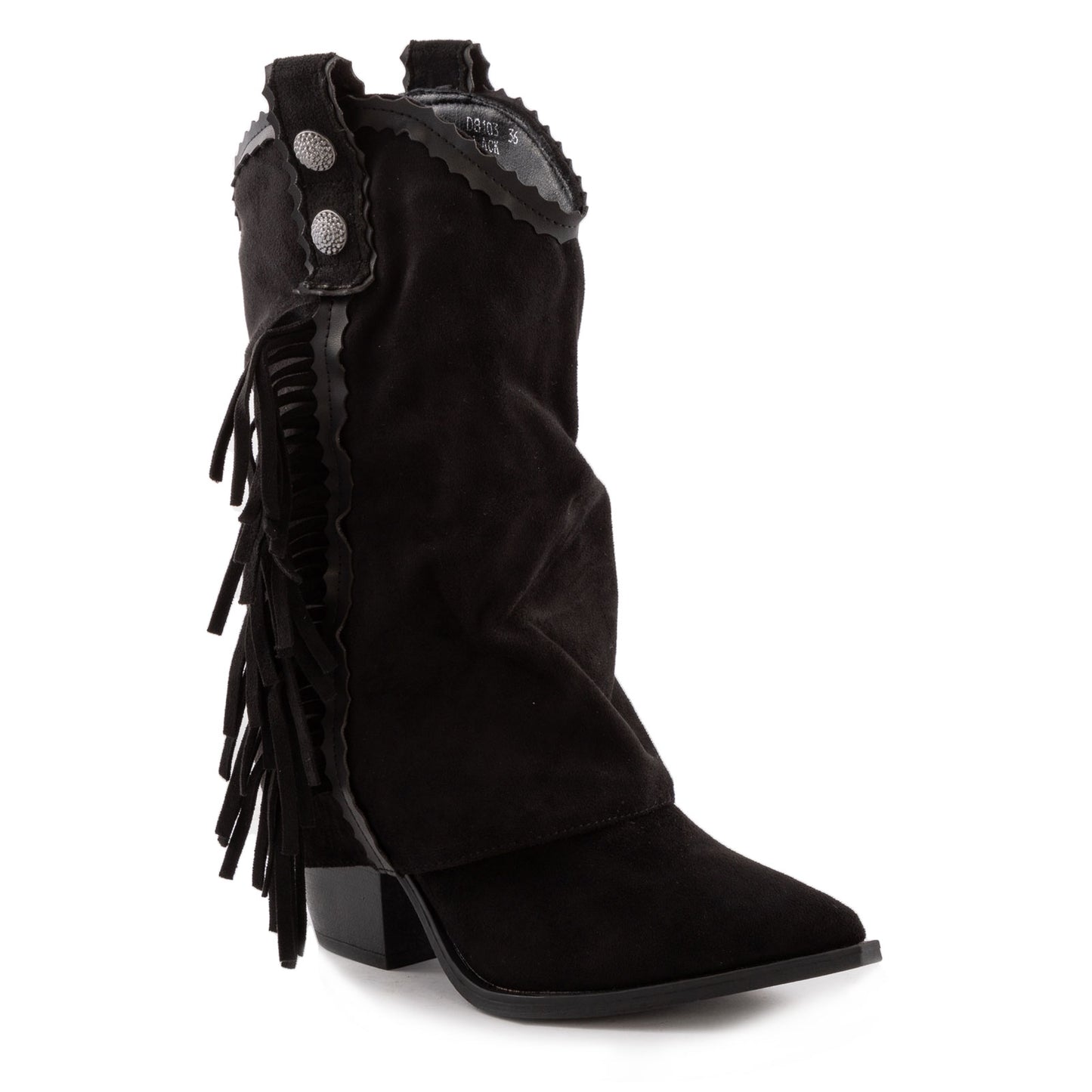 immagine-4-toocool-stivali-donna-texani-western-scamosciati-frange-d8103