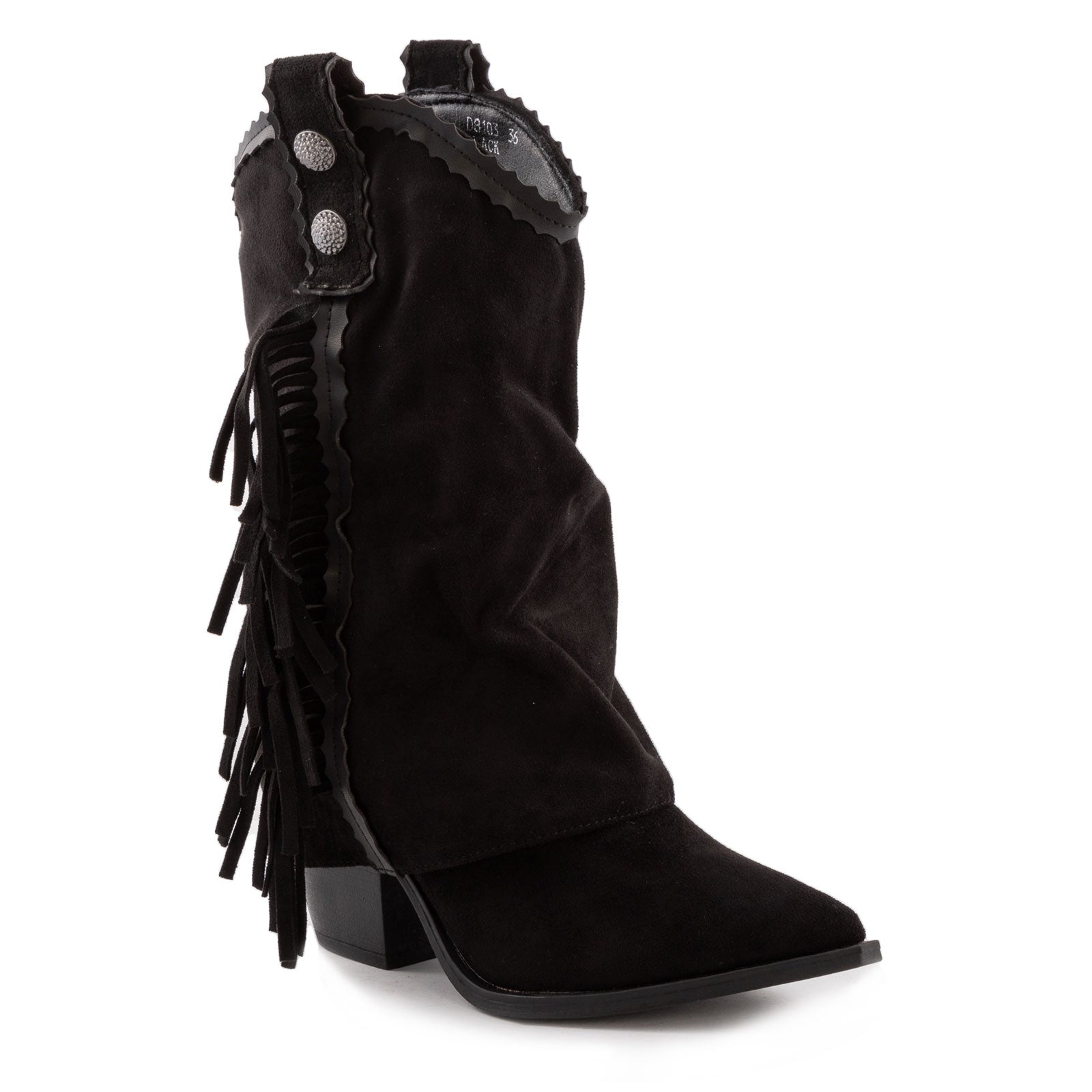 immagine-4-toocool-stivali-donna-texani-western-scamosciati-frange-d8103