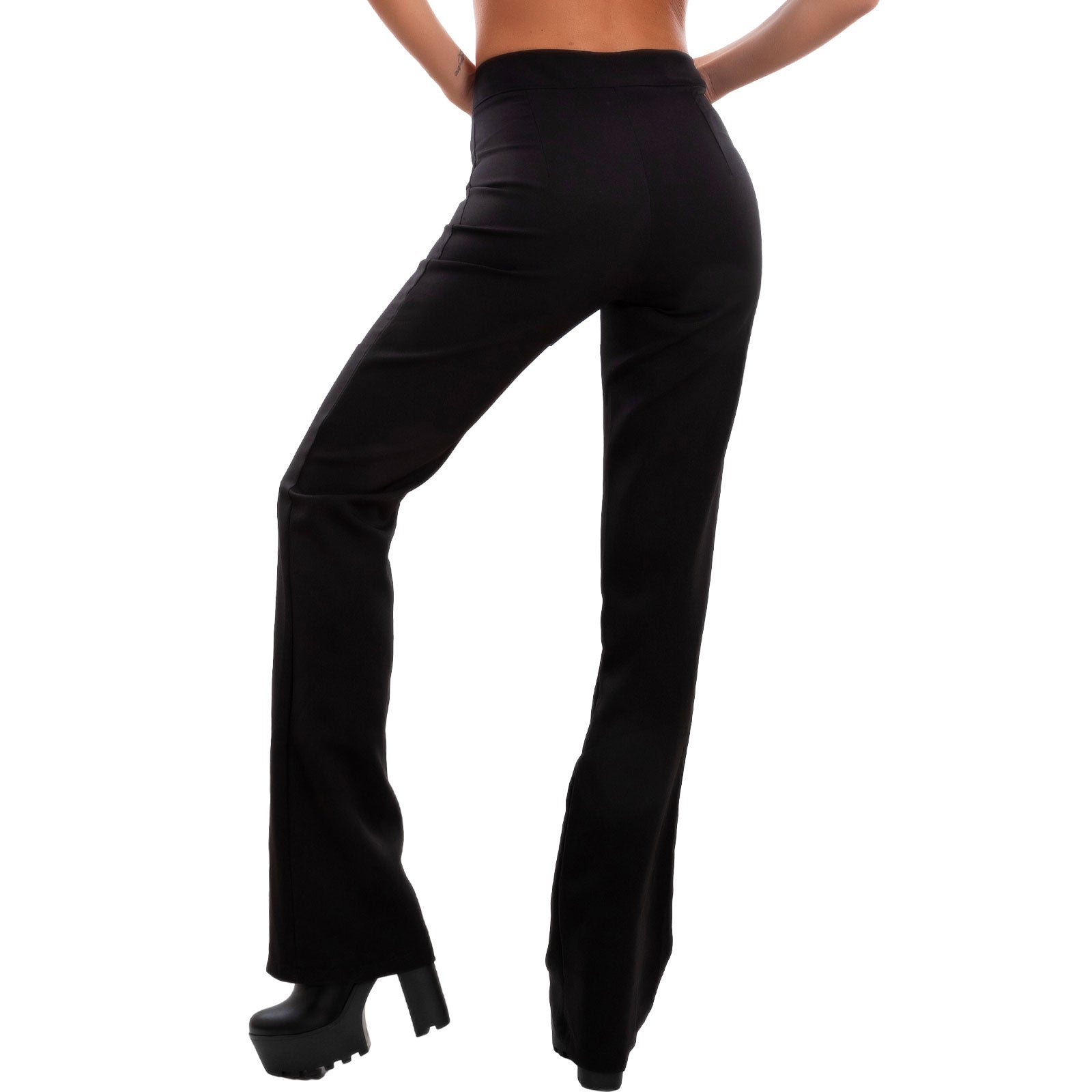 immagine-5-toocool-pantaloni-donna-campana-flare-zampa-elefante-vb-6436
