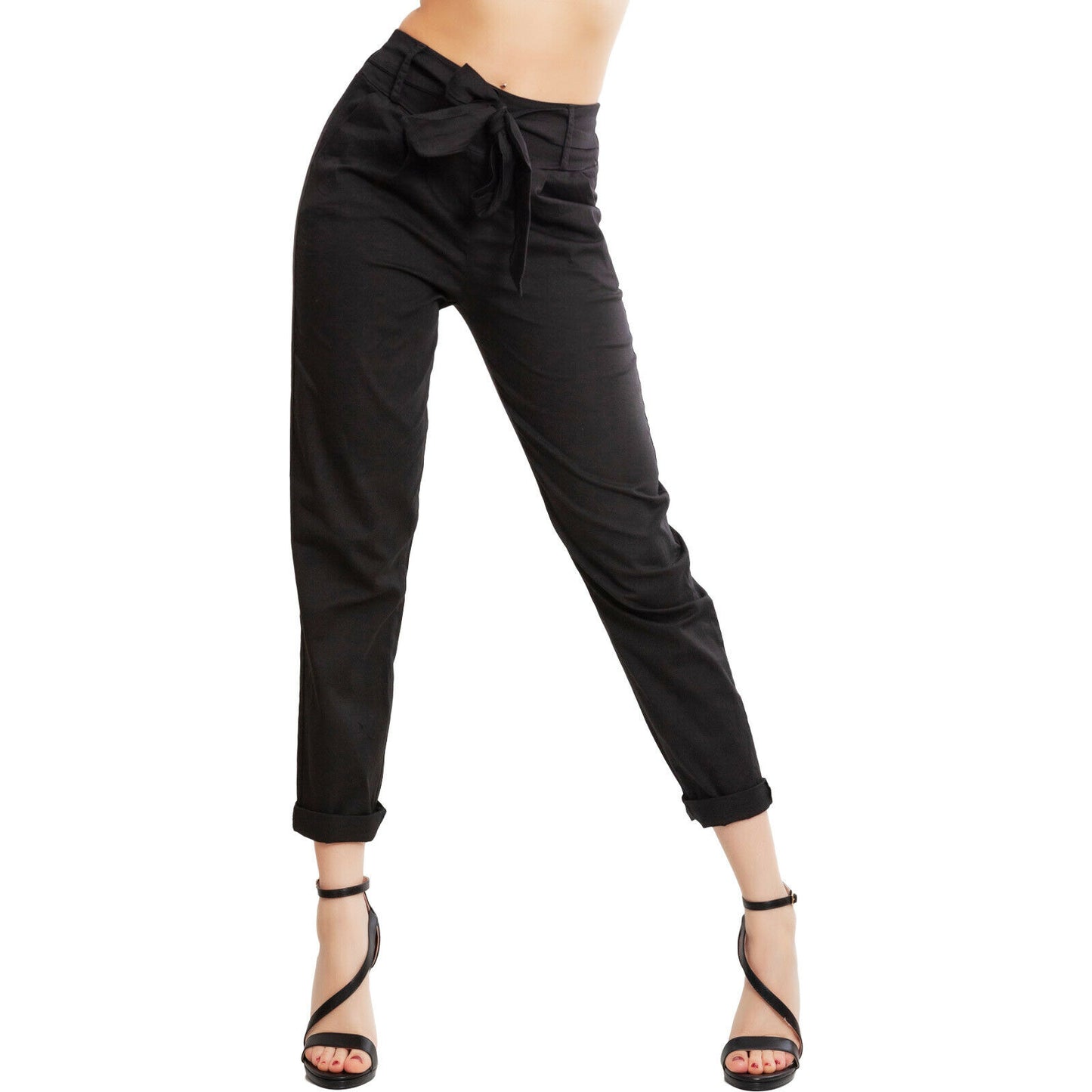 immagine-5-toocool-pantaloni-donna-eleganti-fiocco-vb-9038