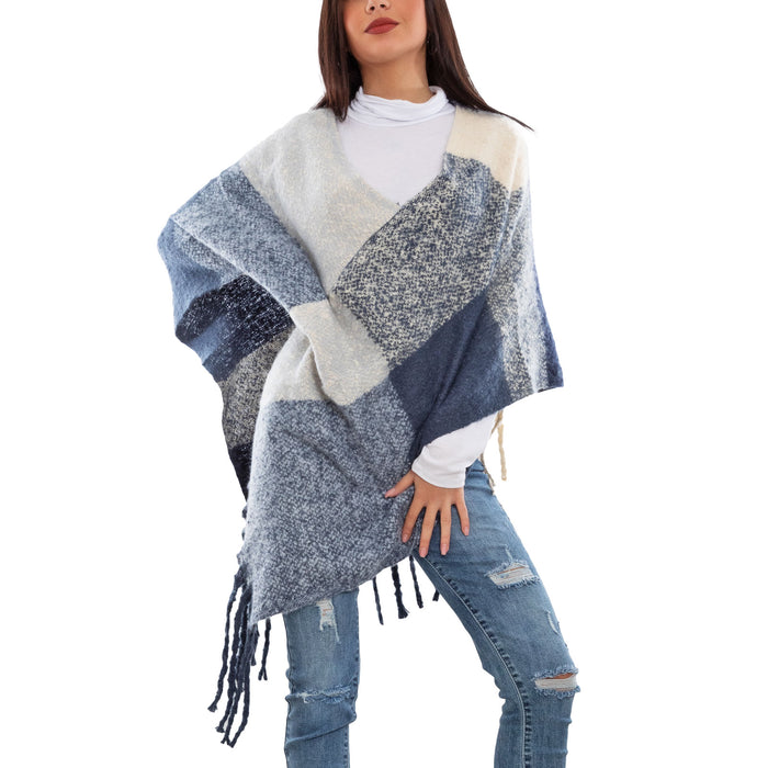 immagine-5-toocool-poncho-donna-coprispalle-mantella-quadri-a303