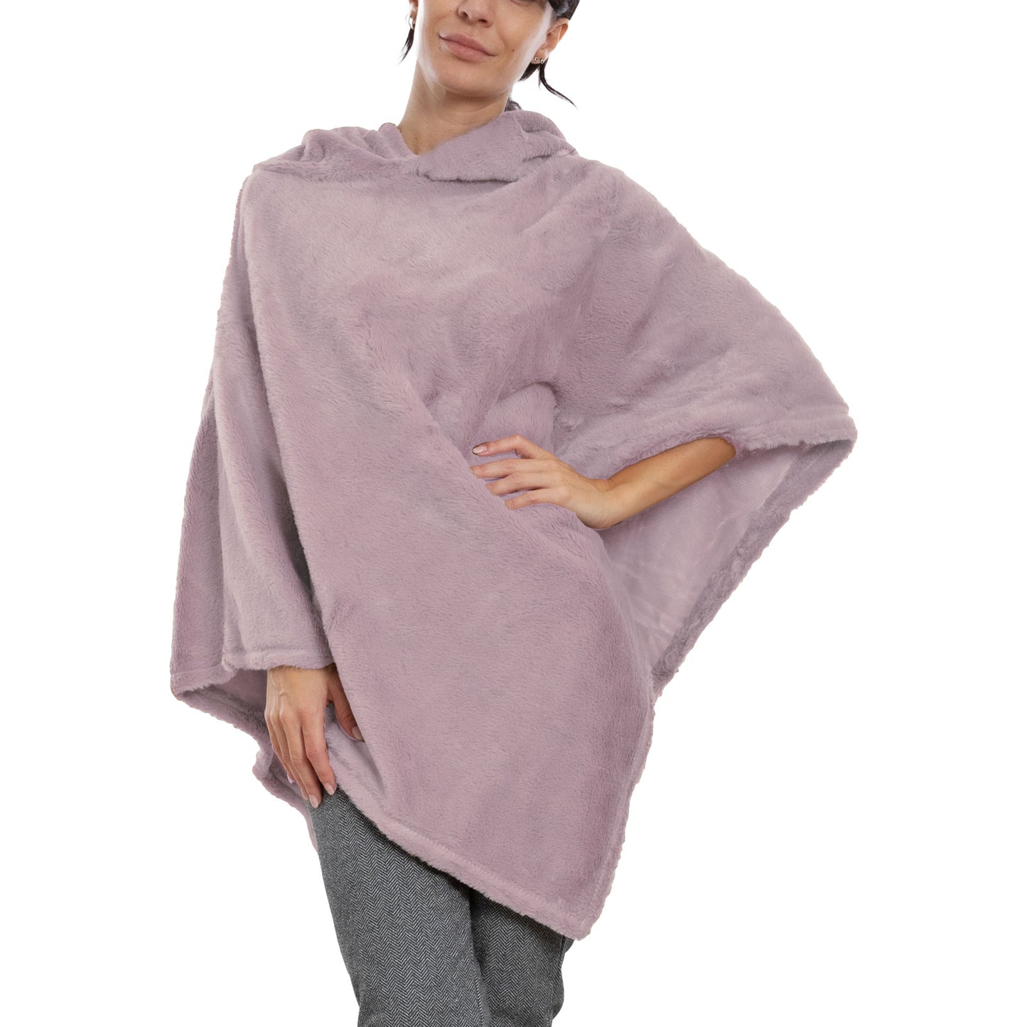immagine-5-toocool-poncho-donna-mantella-eco-pelliccia-cappuccio-xsd-708