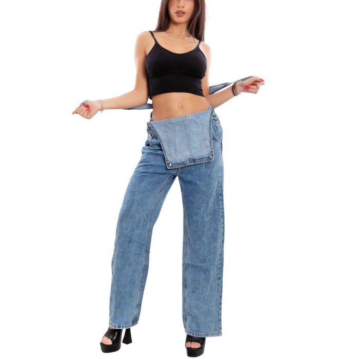 immagine-5-toocool-salopette-donna-jeans-overall-pantaloni-dl3087