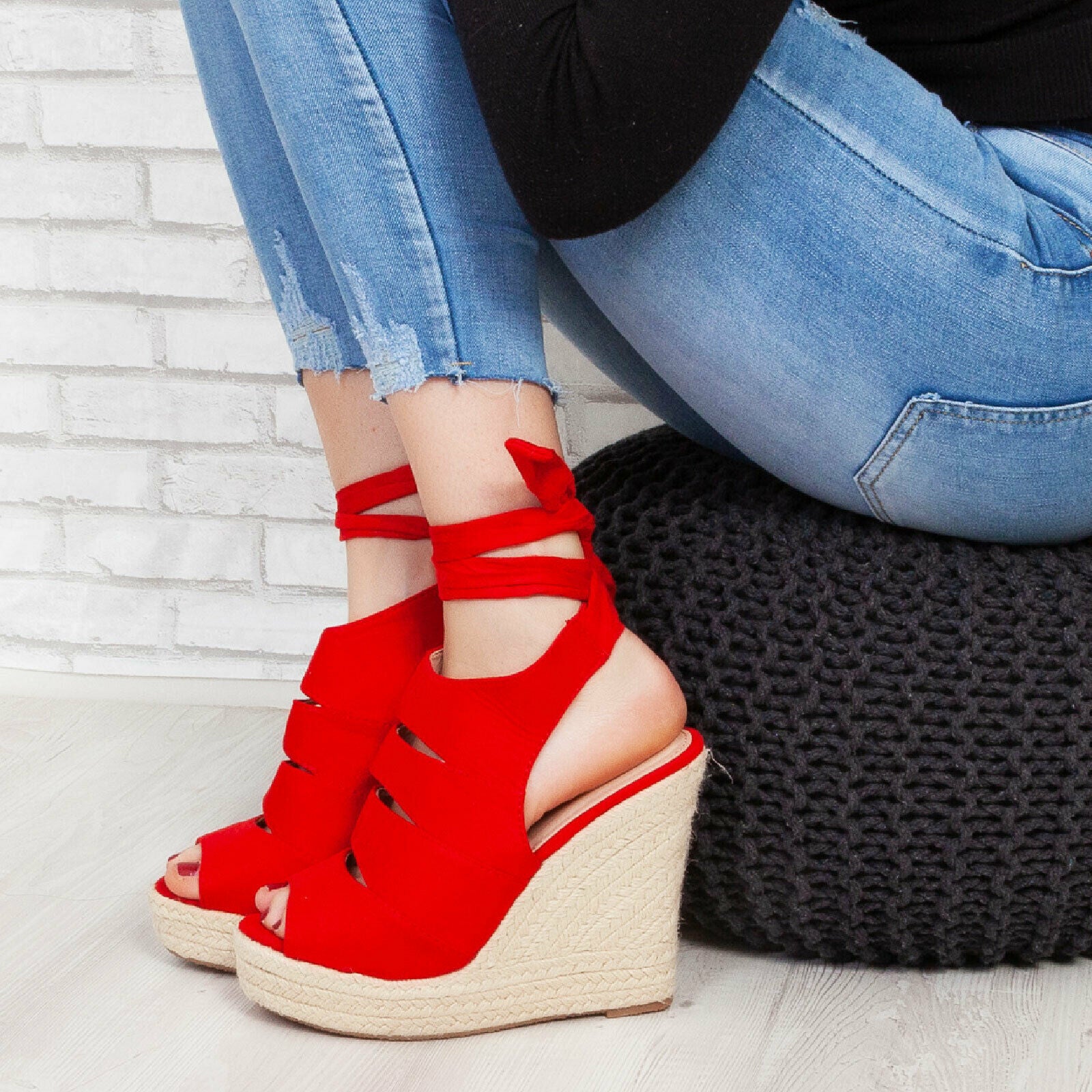 Scarpe donna sandali zeppa 20-18