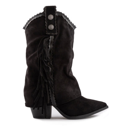 immagine-5-toocool-stivali-donna-texani-western-scamosciati-frange-d8103