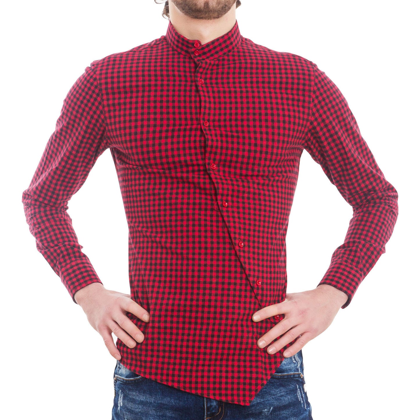 immagine-6-toocool-camicia-uomo-scozzese-quadri-cq261
