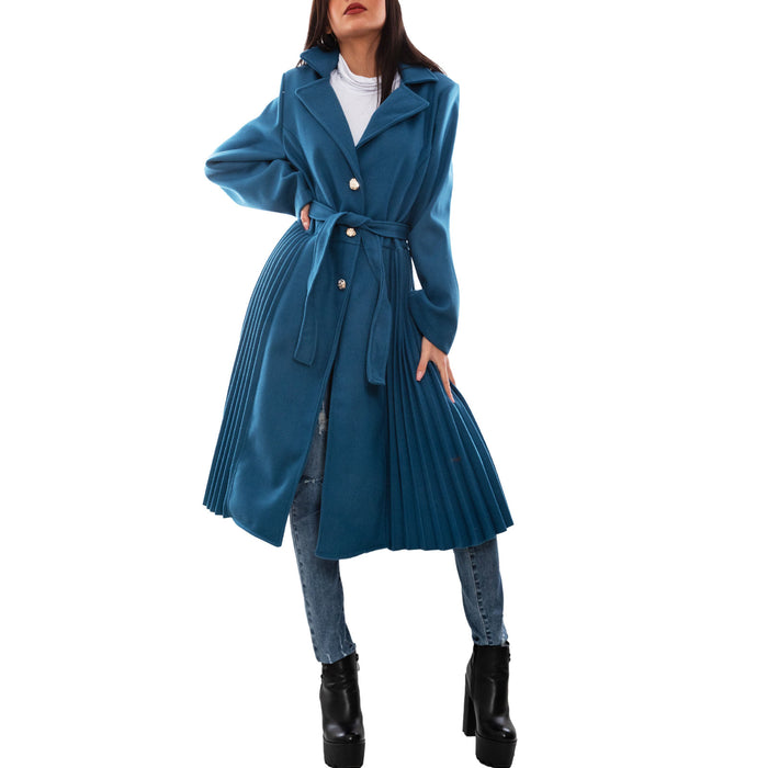 immagine-6-toocool-cappotto-lungo-elegante-plissettato-donna-vb-2111