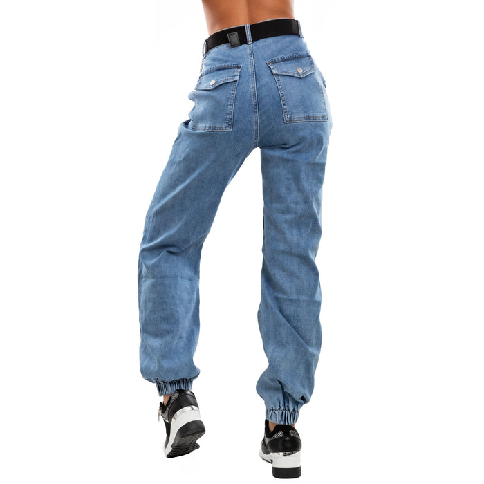 immagine-6-toocool-jeans-cargo-baggy-denim-pantaloni-catena-wh-8116
