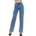 immagine-6-toocool-jeans-donna-pantaloni-vita-alta-cargo-wh15