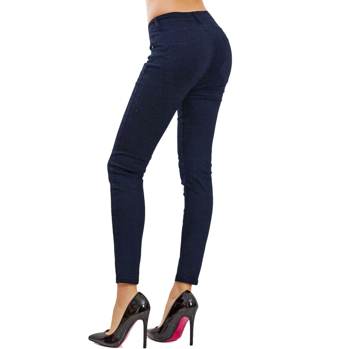 immagine-6-toocool-jeans-felpati-donna-pantaloni-elasticizzati-lt8155