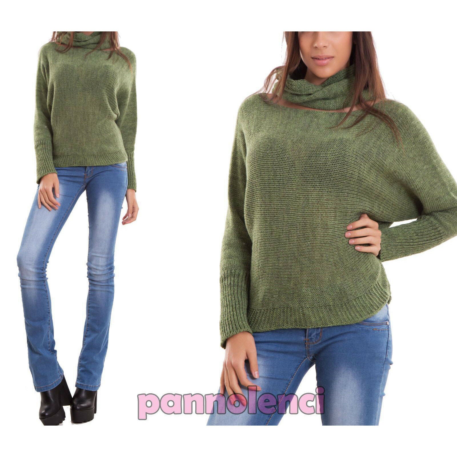 immagine-6-toocool-maglione-donna-pullover-sciarpa-cr-2411