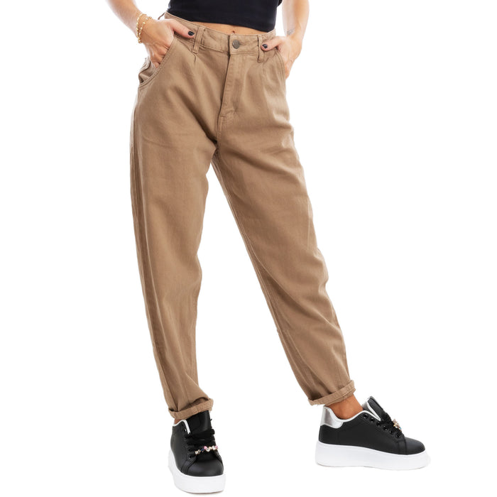 immagine-6-toocool-pantaloni-donna-jeans-colorati-palloncino-baggy-sj667