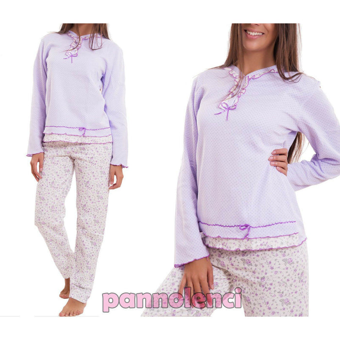 immagine-6-toocool-pigiama-donna-fiori-felpa-8222-mod