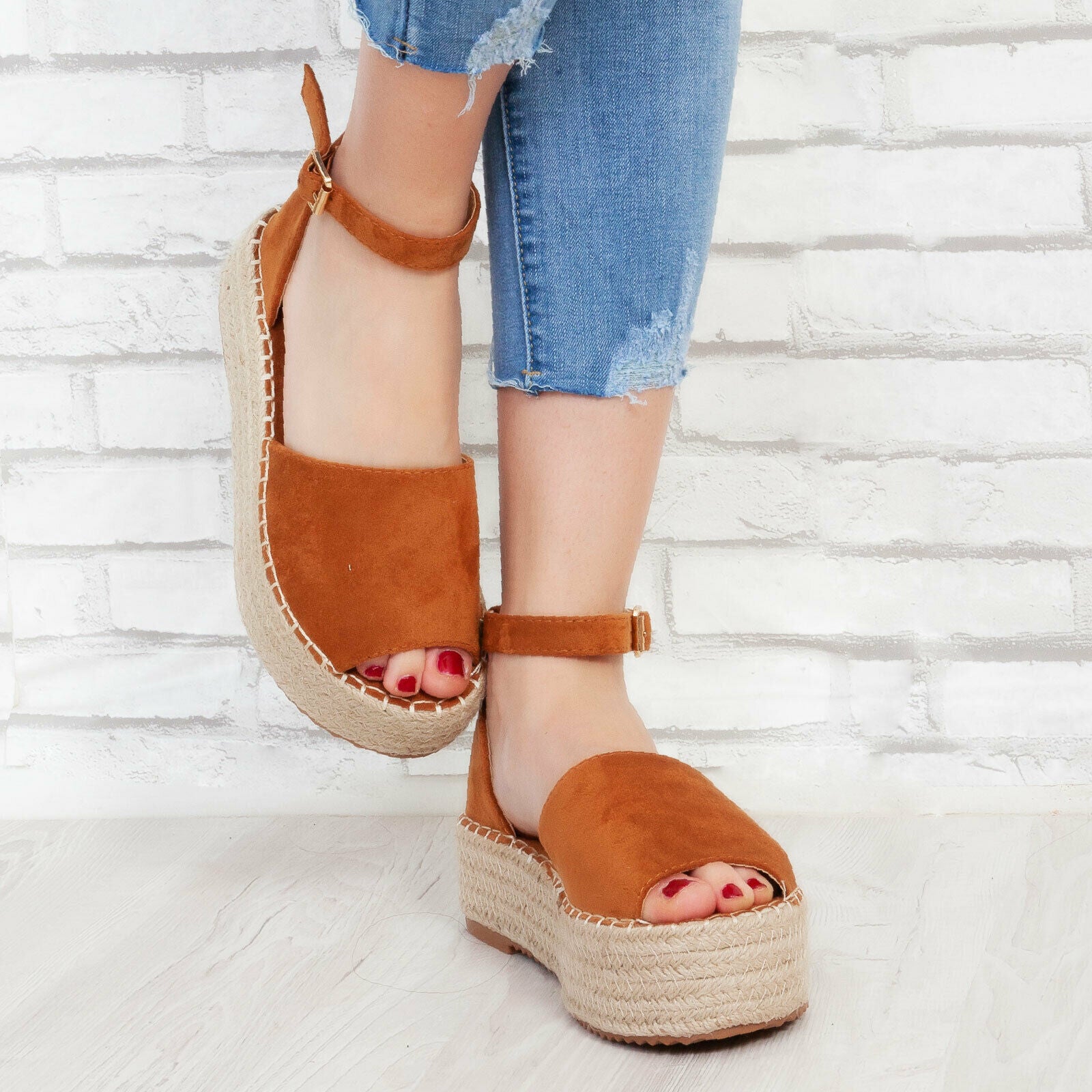 Scarpe donna sandali scamosciati E7263 – Toocool