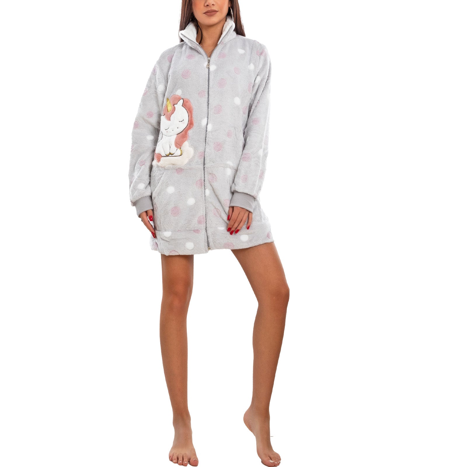 immagine-6-toocool-vestaglia-donna-eco-pelliccia-unicorno-vs-9327