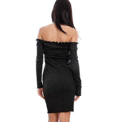immagine-6-toocool-vestito-donna-maniche-lunghe-costine-fi-7450