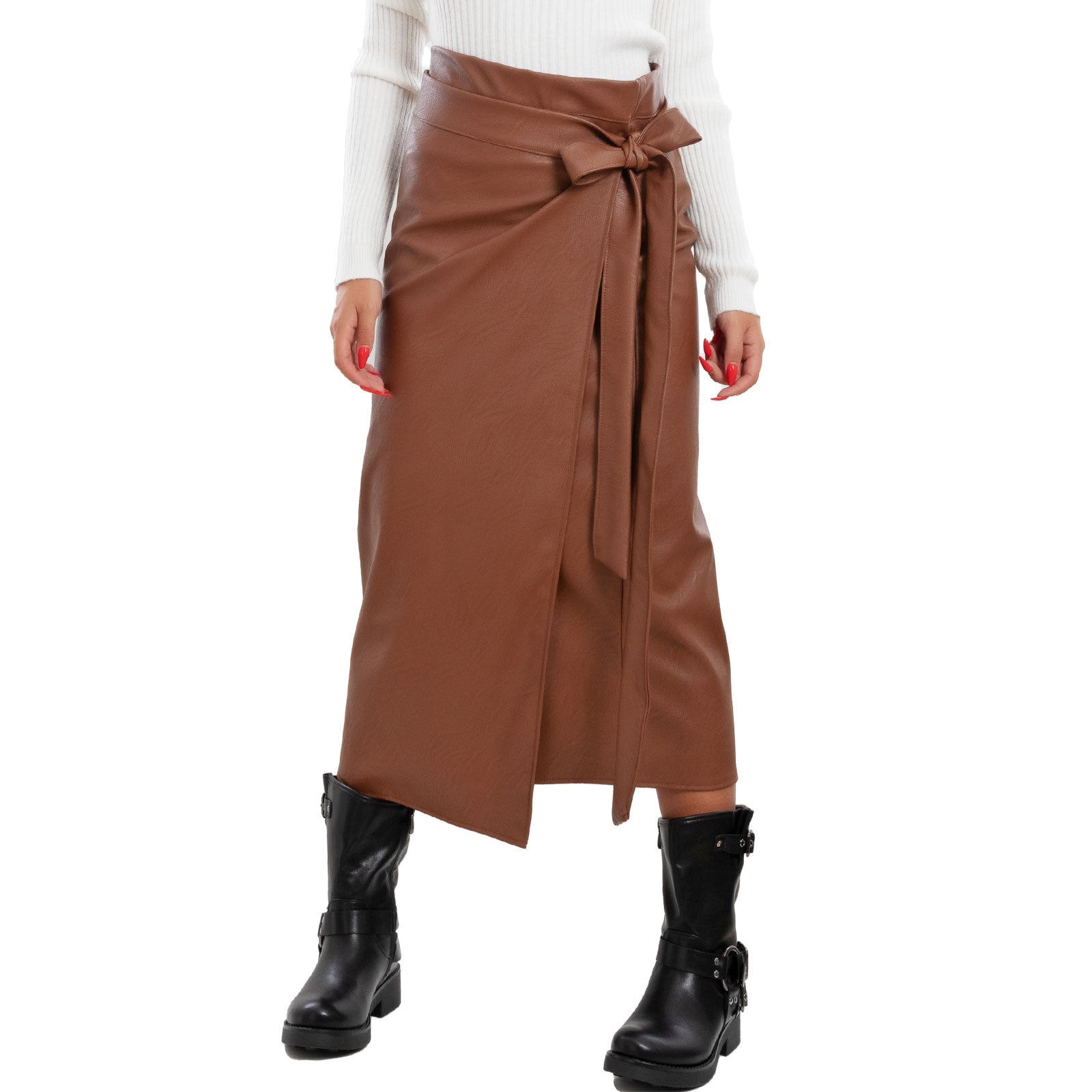 immagine-7-toocool-gonna-donna-longuette-effetto-pelle-vb-6113