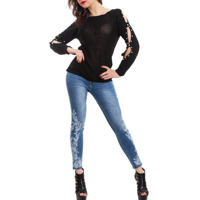 immagine-7-toocool-maglia-donna-traforata-perle-gi-1812