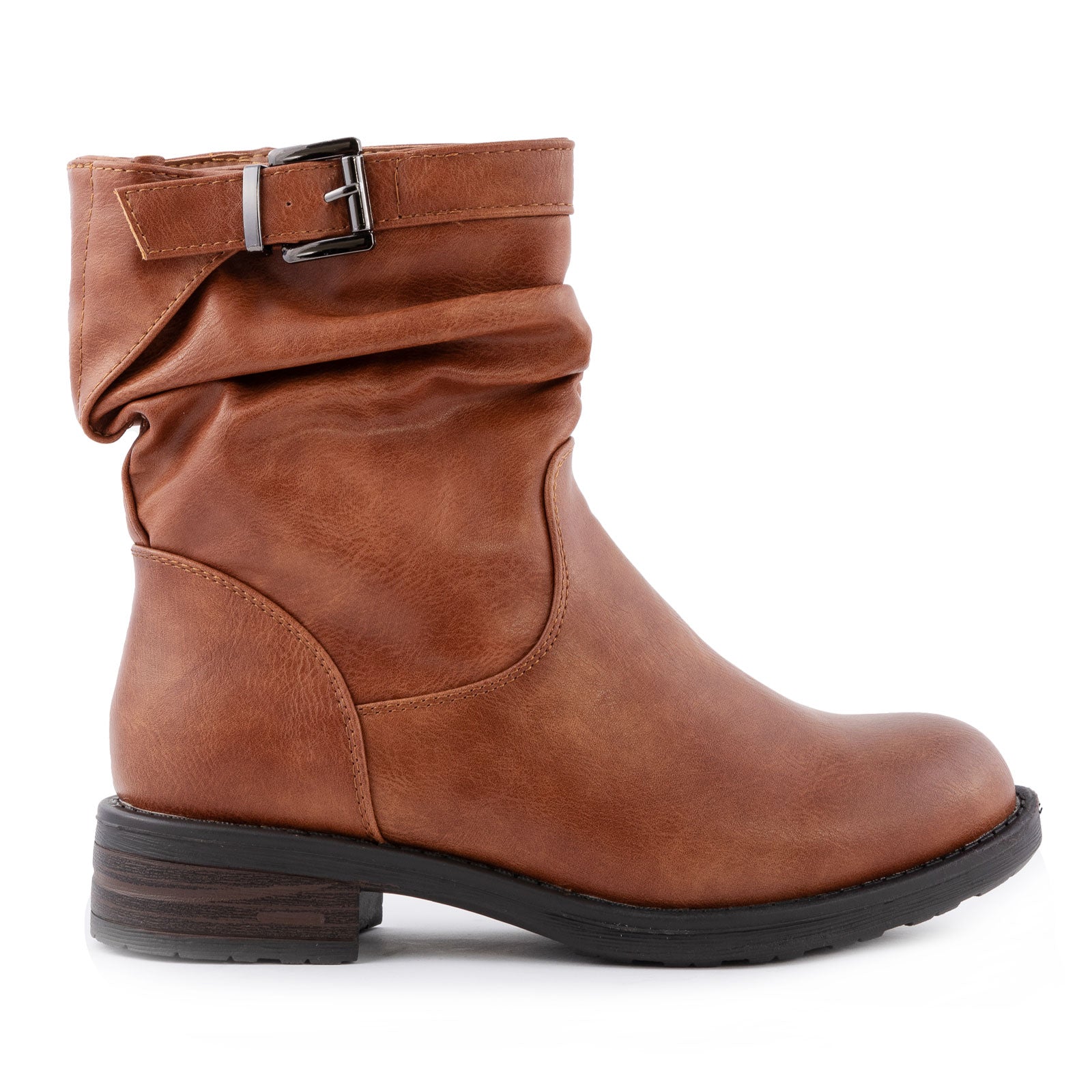 immagine-7-toocool-scarpe-donna-stivali-biker-bassi-motociclista-g527