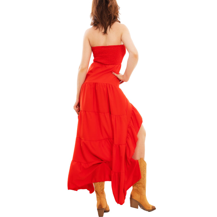 immagine-7-toocool-vestito-donna-abito-asimmetrico-bandeau-jl-5630