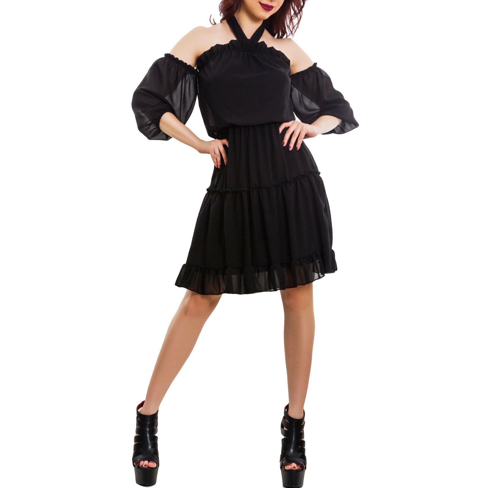 immagine-7-toocool-vestito-donna-abito-chiffon-vb-2388