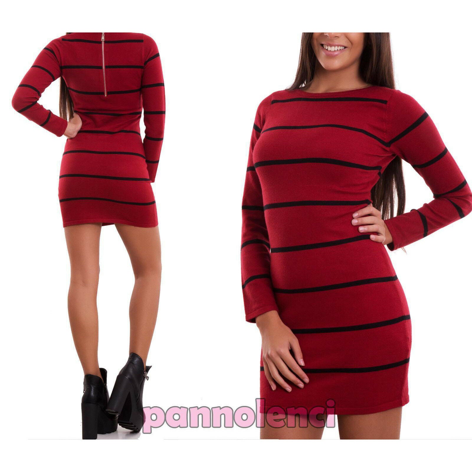 immagine-7-toocool-vestito-donna-miniabito-maxipull-8683